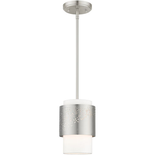Noria 1 Light 7 inch Brushed Nickel Pendant Ceiling Light