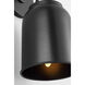 Richard June Liora 1 Light 11.13 inch Textured Black Outdoor Wall Light