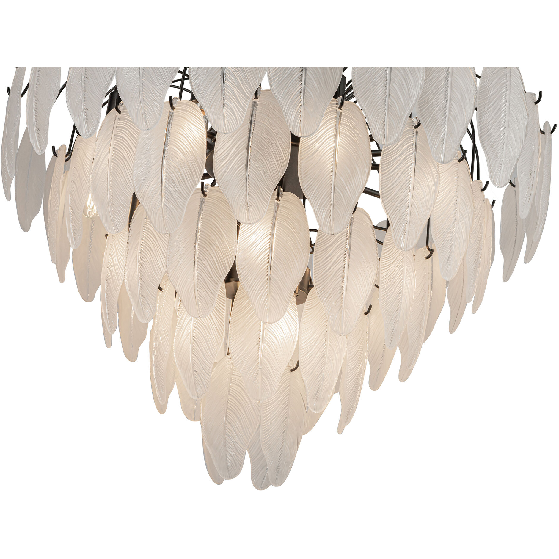 Alessia 19 Light 28.5 inch Black and White Chandelier Ceiling Light