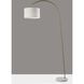 Chrystie 83.5 inch 100.00 watt Antique Brass Arc Floor Lamp Portable Light