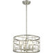 Amoret 4 Light 16 inch Antique Silver Convertible Pendant Ceiling Light