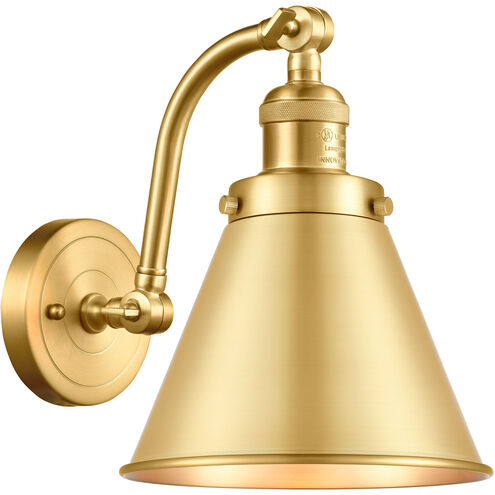 Franklin Restoration Appalachian LED 8 inch Satin Gold Sconce Wall Light, Franklin Restoration