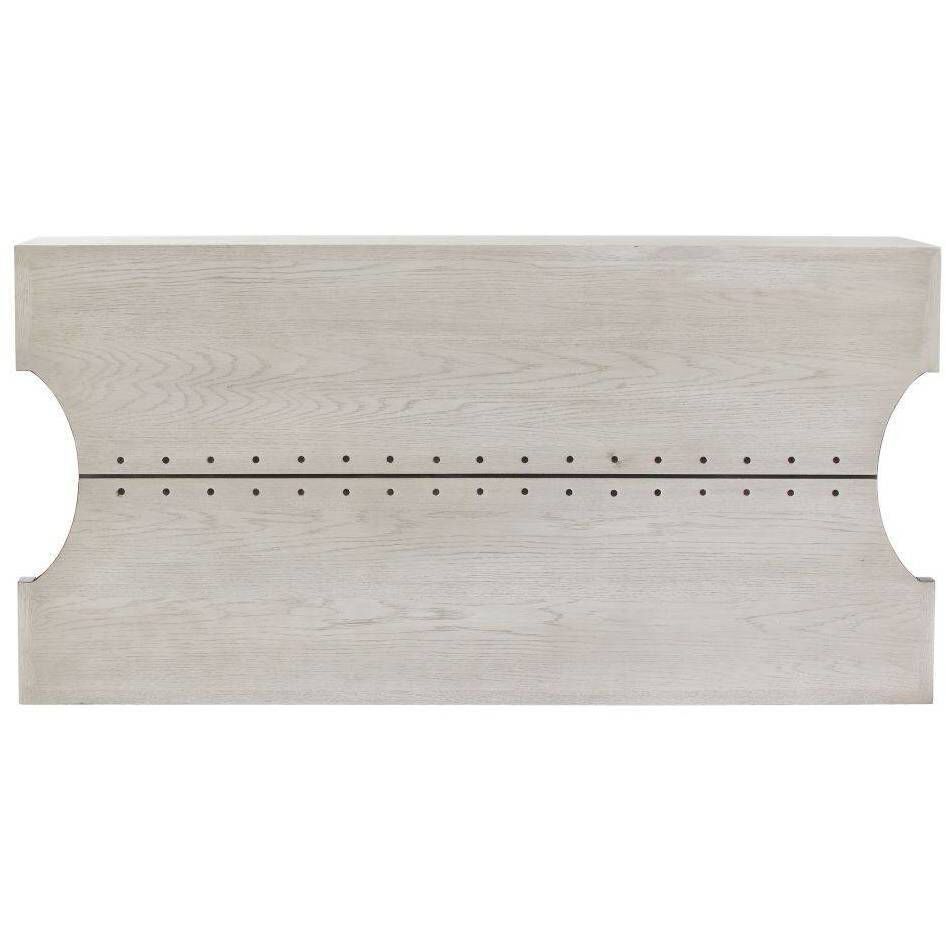 Halton 52 X 16.5 inch Smoke and Blackened Iron Cocktail Table