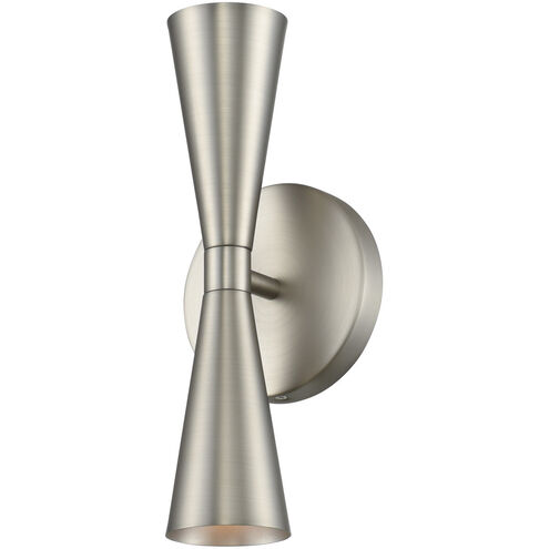 Milo LED 5 inch Satin Nickel Bath Wall Sconce Wall Light