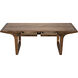 Regal 86 X 42 inch Dark Walnut Table/Desk