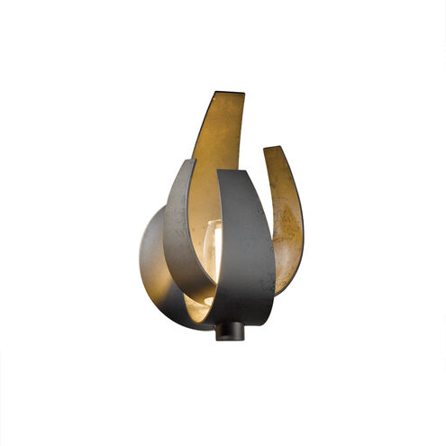 Corona 1 Light 6.2 inch Dark Smoke Sconce Wall Light