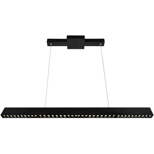 Pienza LED 52 inch Black Chandelier Ceiling Light