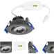 Luke Black Downlight, Round
