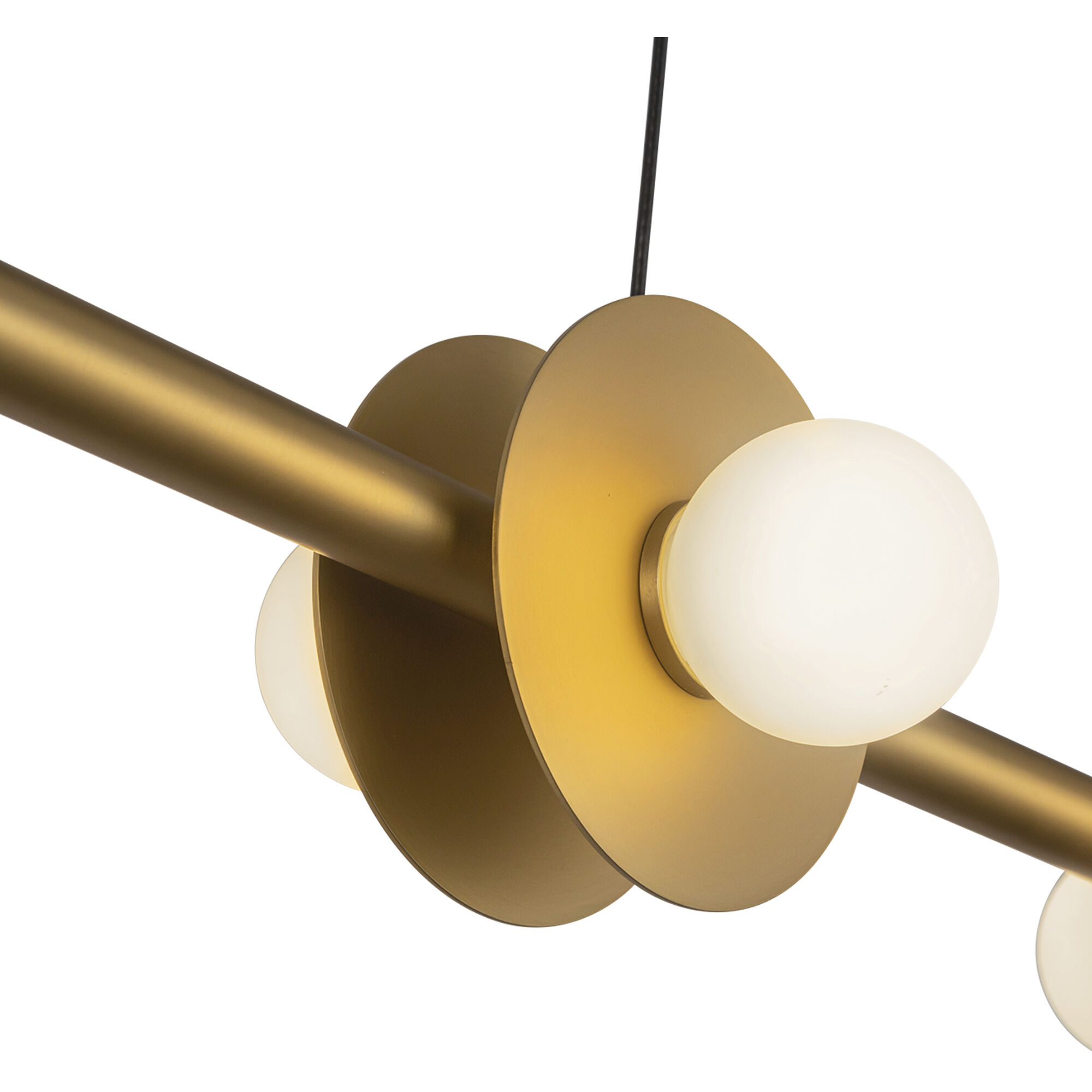 Elixir LED 48.13 inch Brushed Gold Linear Pendant Ceiling Light