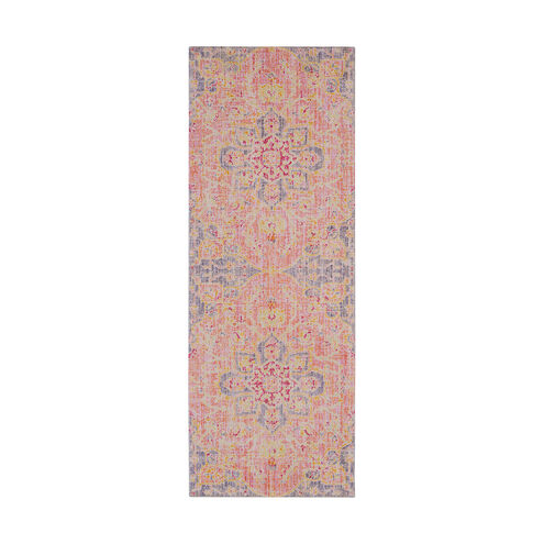 Seasoned Treasures 94 X 36 inch Lilac Indoor Runner, Runner