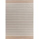 Oxford 132 X 96 inch Taupe, Medium Gray Rug