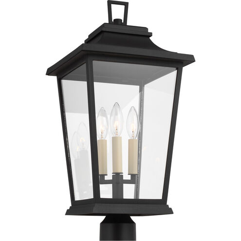 Sean Lavin Warren 3 Light 22.63 inch Textured Black Outdoor Post Lantern