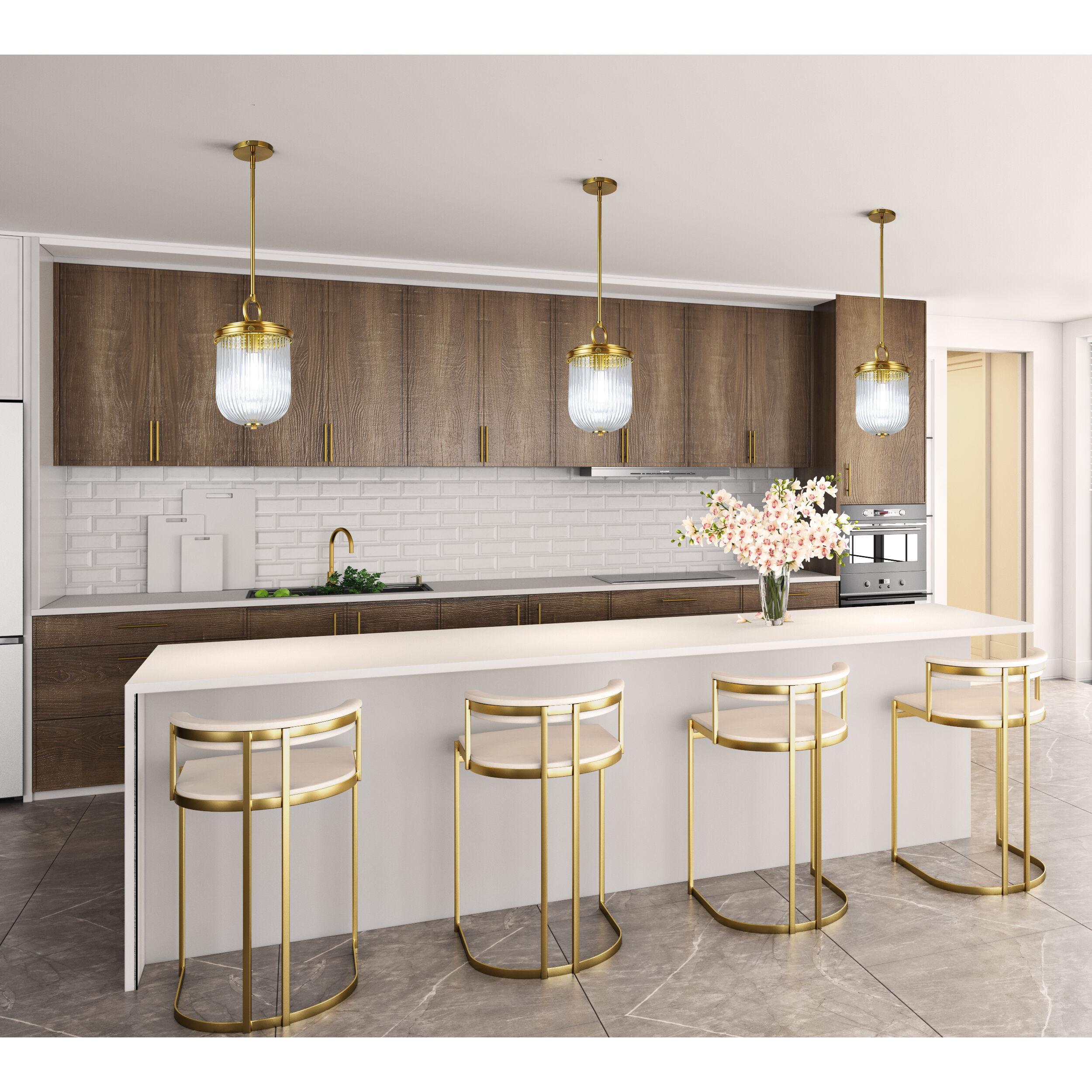 Myla 1 Light 8.6 inch Vintage Brass Pendant Ceiling Light