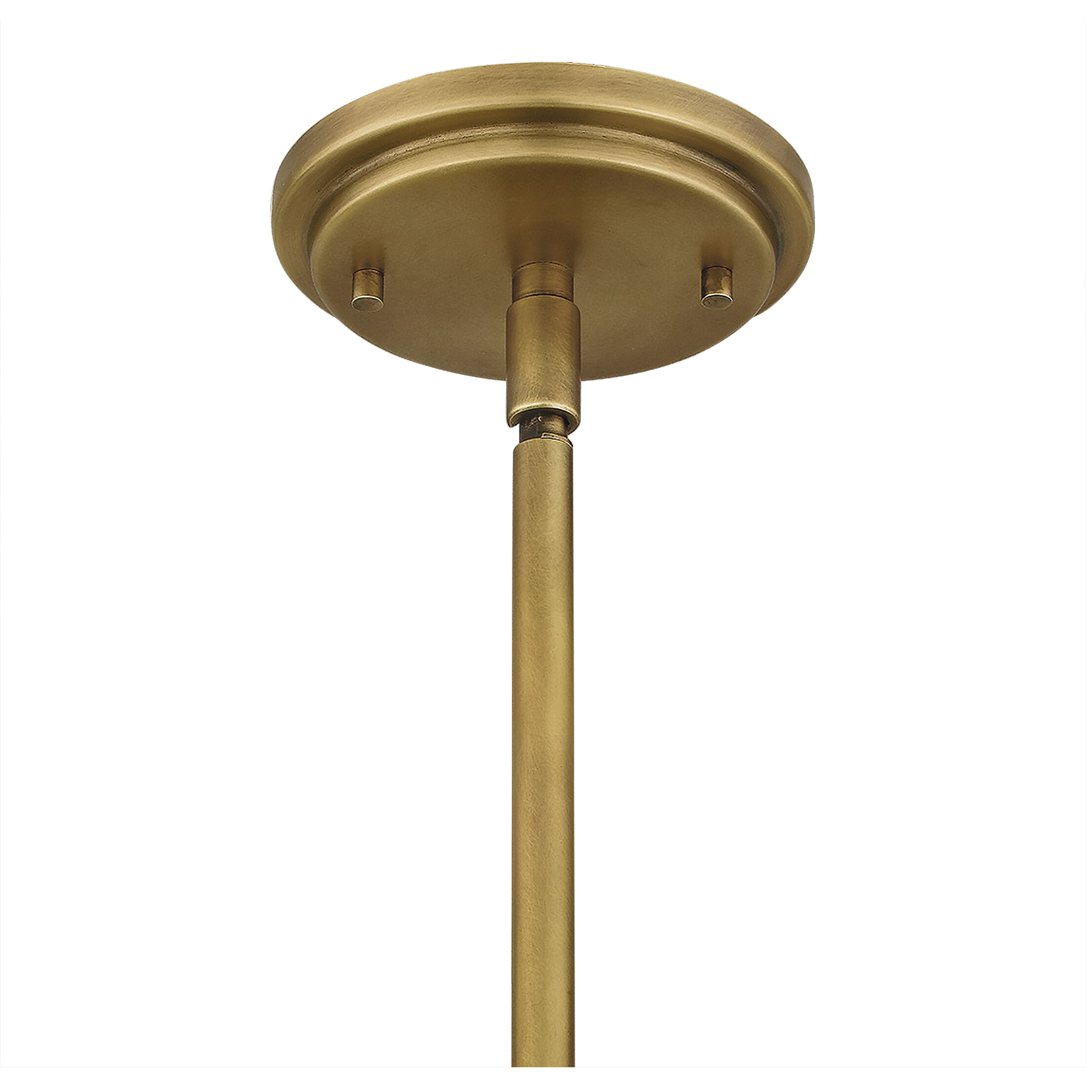 Sunburst 3 Light 15 inch Weathered Brass Pendant Ceiling Light