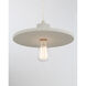 Sima 1 Light 12 inch Burnished Nickel Pendant Ceiling Light