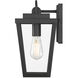 Brenwick 1 Light 13 inch Powder Coated Black Outdoor Wall Sconce