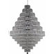 Maxime 38 Light 42 inch Chrome Foyer Ceiling Light in Clear, Royal Cut