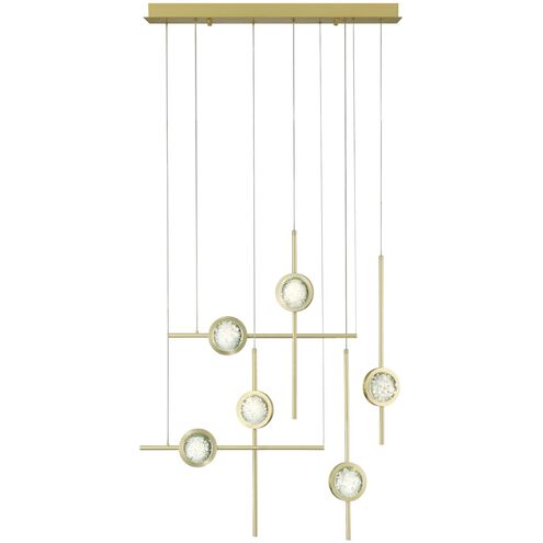 Barletta 6 Light 7.75 inch Gold Chandelier Ceiling Light