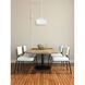Nora 1 Light 12 inch White Pendant Ceiling Light