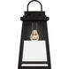 Founders 1 Light 18 inch Antique Bronze Outdoor Wall Lantern