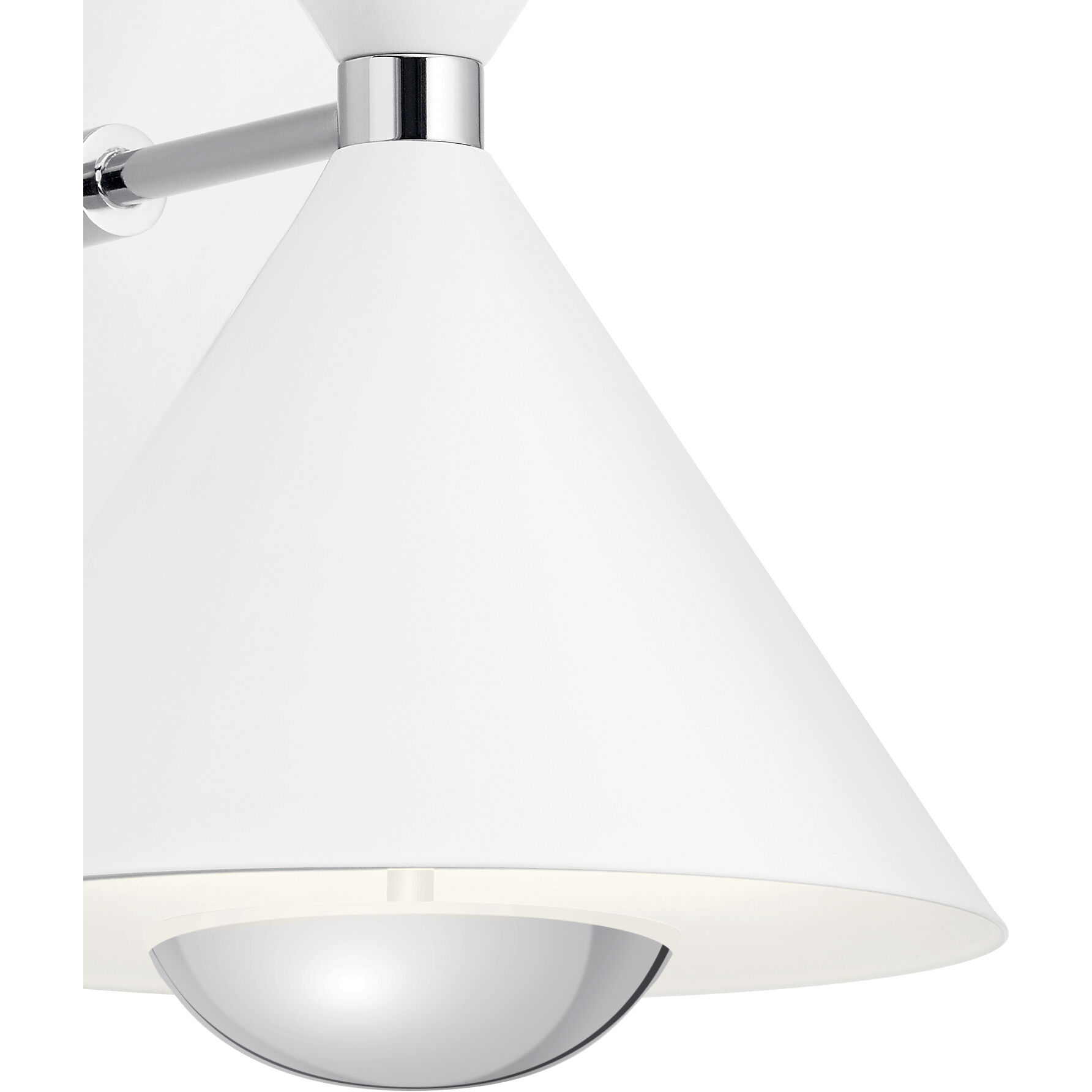 Kordan LED 7.75 inch Matte White Wall Sconce Wall Light