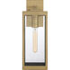 Westover 1 Light 17 inch Antique Brass Outdoor Wall Lantern