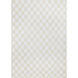 Grandi 50 inch Ivory and Cream Throw