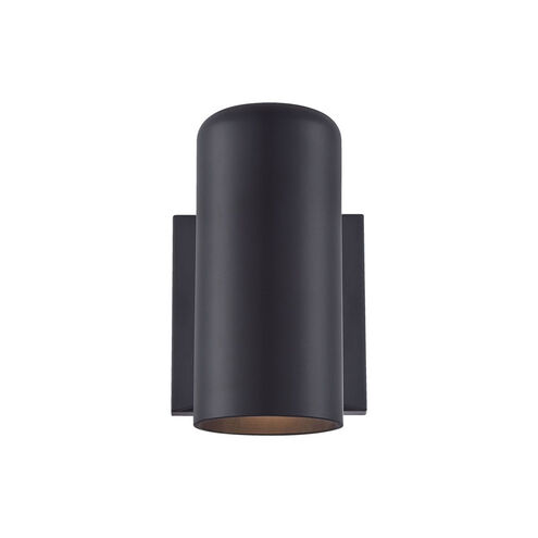 MarbleX 1 Light 7 inch Matte Black Exterior Wall Mount