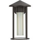 Alora Mood Tenko 1 Light 12.63 inch Bronze and Glossy Opal Glass Outdoor Wall Light