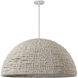 Breanne 4 Light 35 inch Vintage White Pendant Ceiling Light