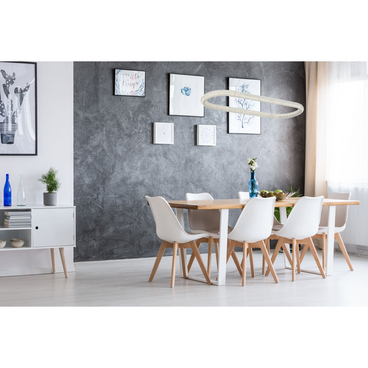 Bowen 1 Light 20 inch Chrome Chandelier Ceiling Light