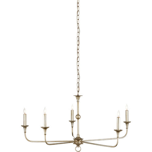 Nottaway 5 Light 36 inch Champagne Chandelier Ceiling Light, Small