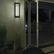 Manhattan LED 22 inch Textured Black Outdoor Wall, Medium