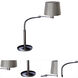 Club Room 26 inch 60 watt Satin Nickel Table Lamp Portable Light