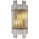 Caprera 2 Light 7.48 inch Antique Brass and Hand Blown Glass Wall Lamp Wall Light