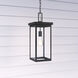 Barkeley 1 Light 8 inch Powder Coated Black Outdoor Hanging Lantern