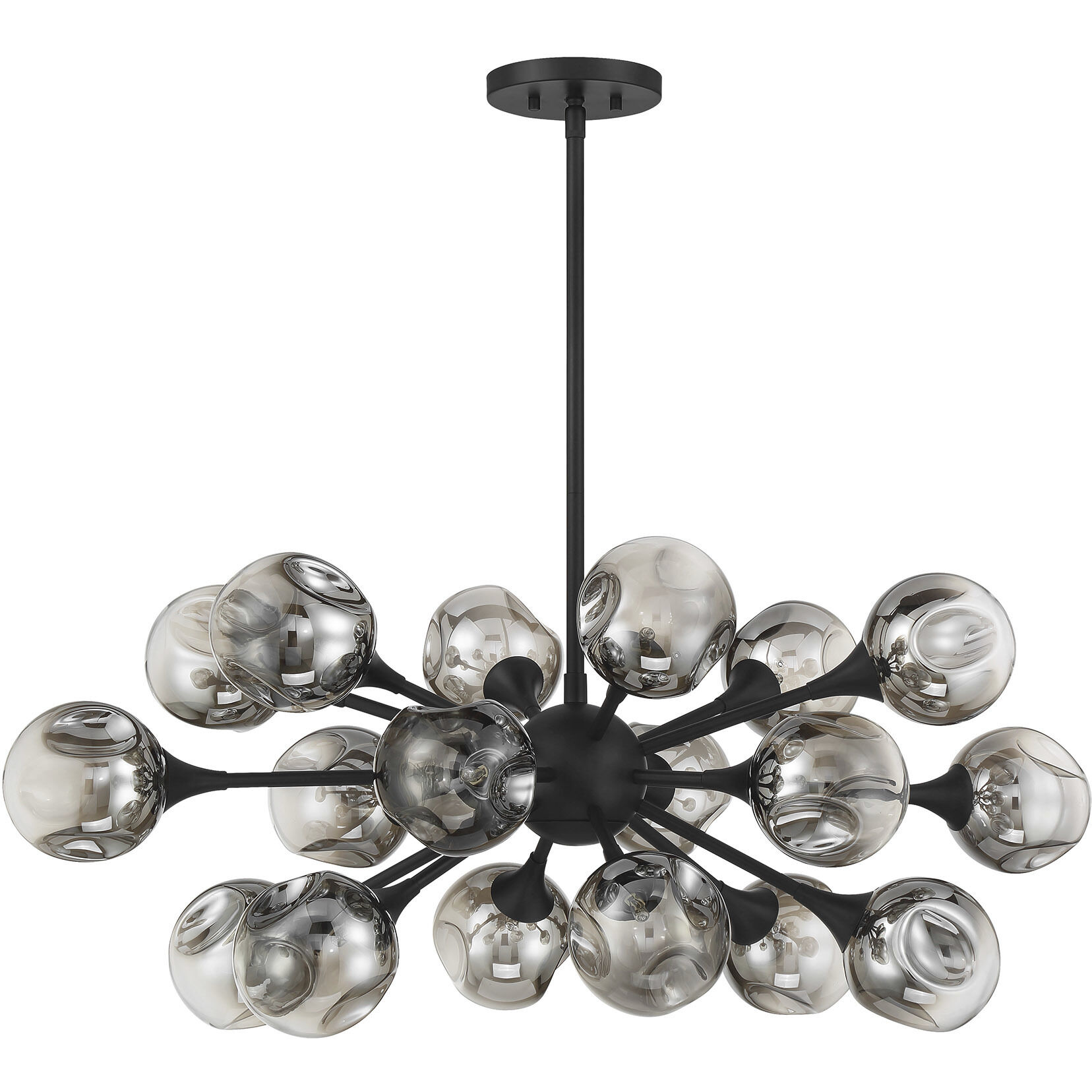 Matisse 18 Light 20.5 inch Matte Black Chandelier Ceiling Light