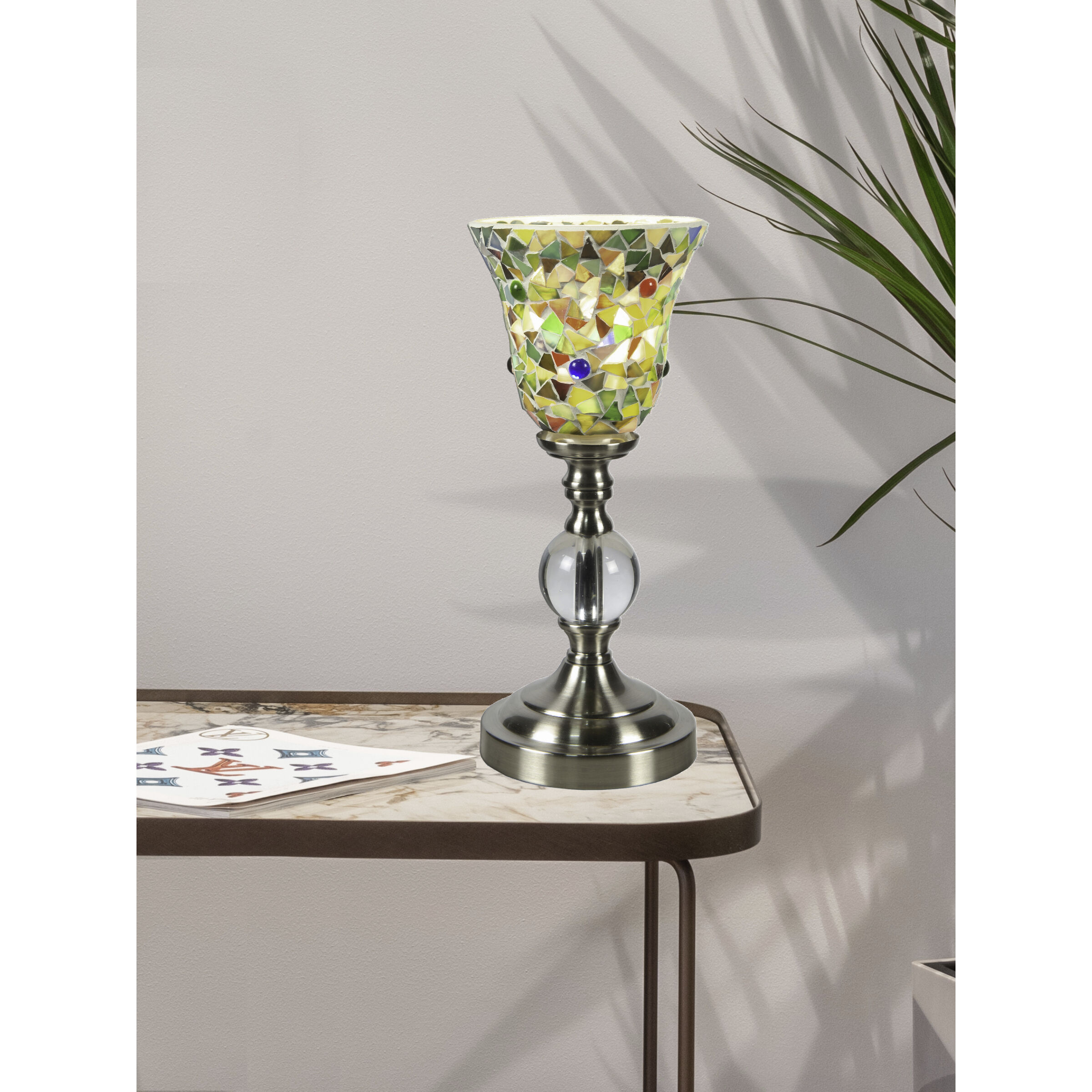 Lucida 12.5 inch 60.00 watt Brushed Nickel Accent Lamp Portable Light