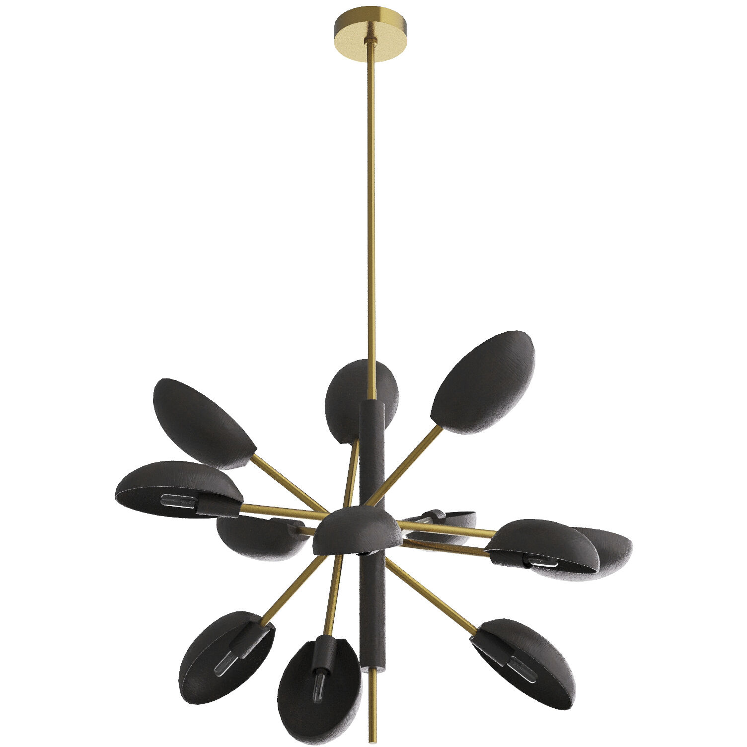 Bryce 12 Light 31.5 inch Antique Brass Chandelier Ceiling Light