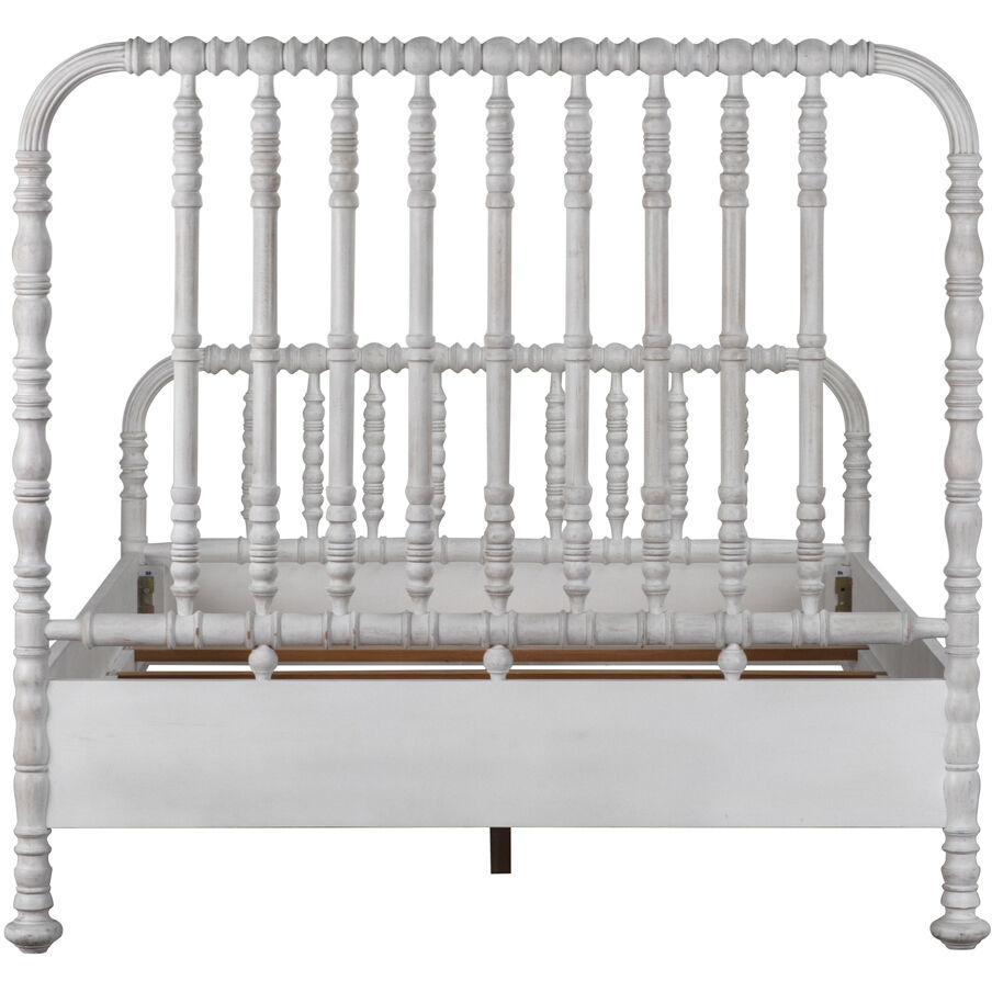 Bachelor White Wash Bed, Queen