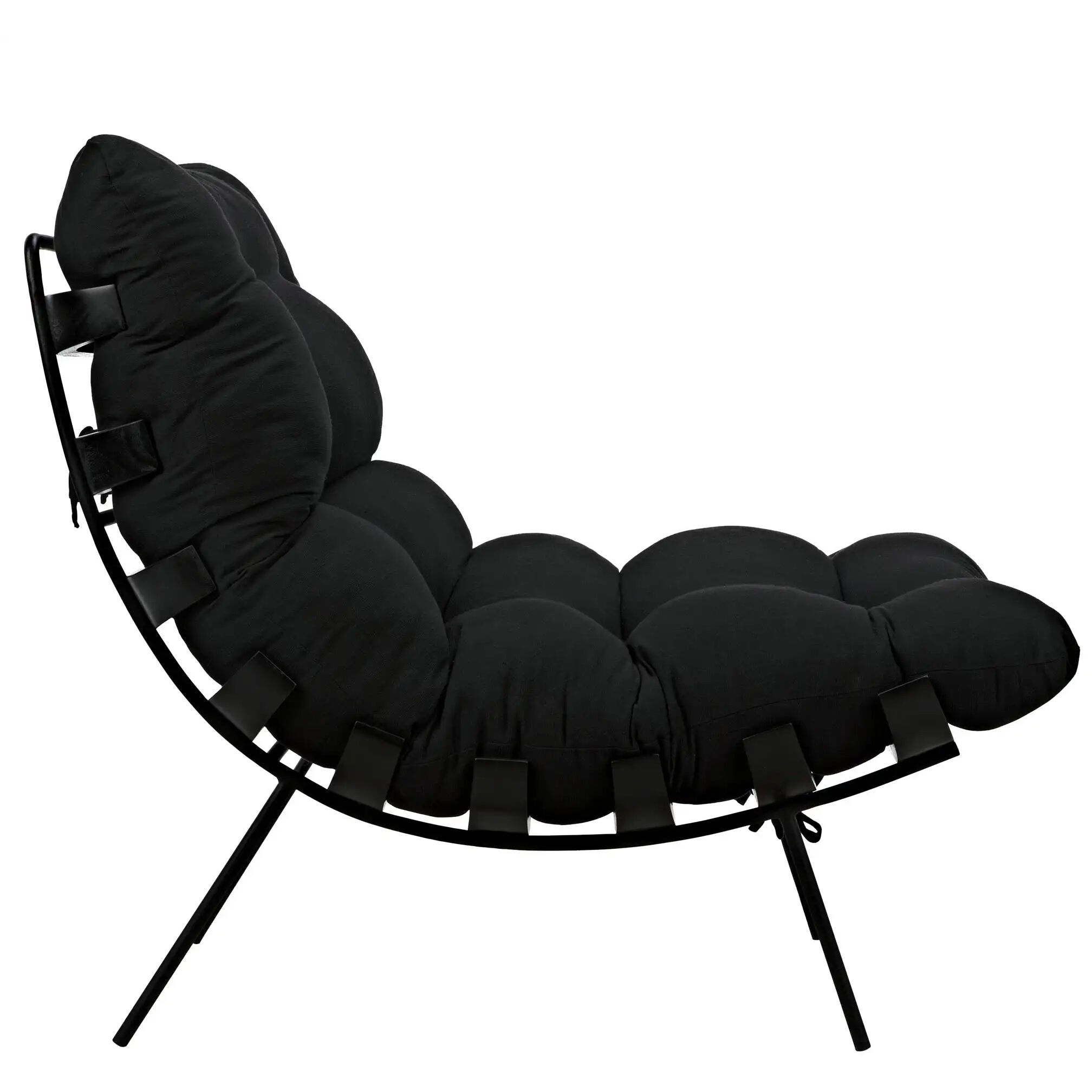 Hanzo Charcoal Black Occasional Chair