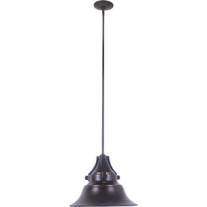 Union 1 Light 15 inch Oiled Bronze Gilded Outdoor Pendant, Large