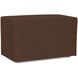 Sterling 20 inch Rich Chocolate Brown Ottoman