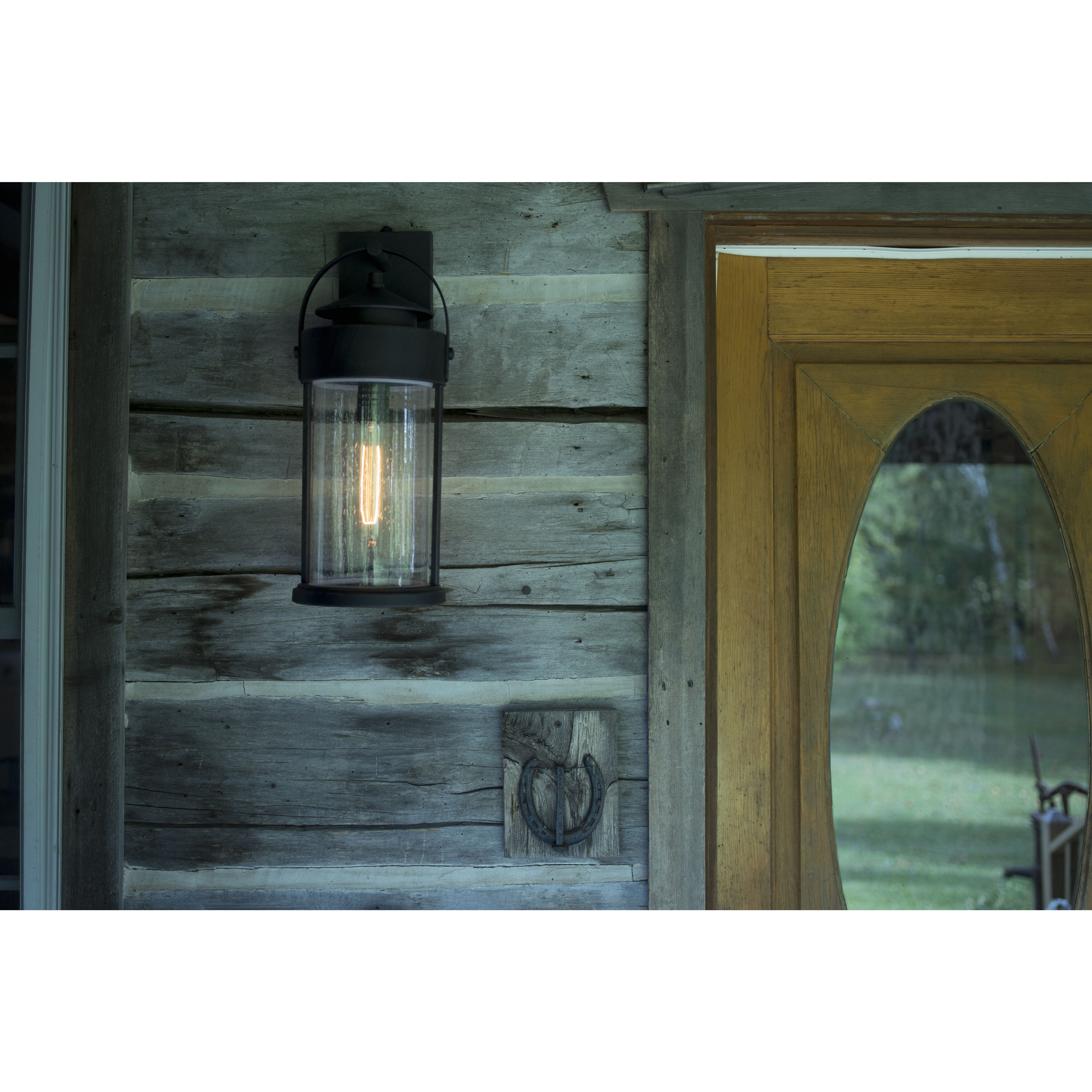 Cumberland LED 19.75 inch Rust Iron Outdoor Wall