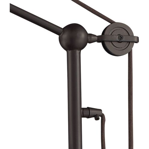 Farmhouse 32 inch 13 watt Oil Rubbed Bronze Desk Lamp Portable Light