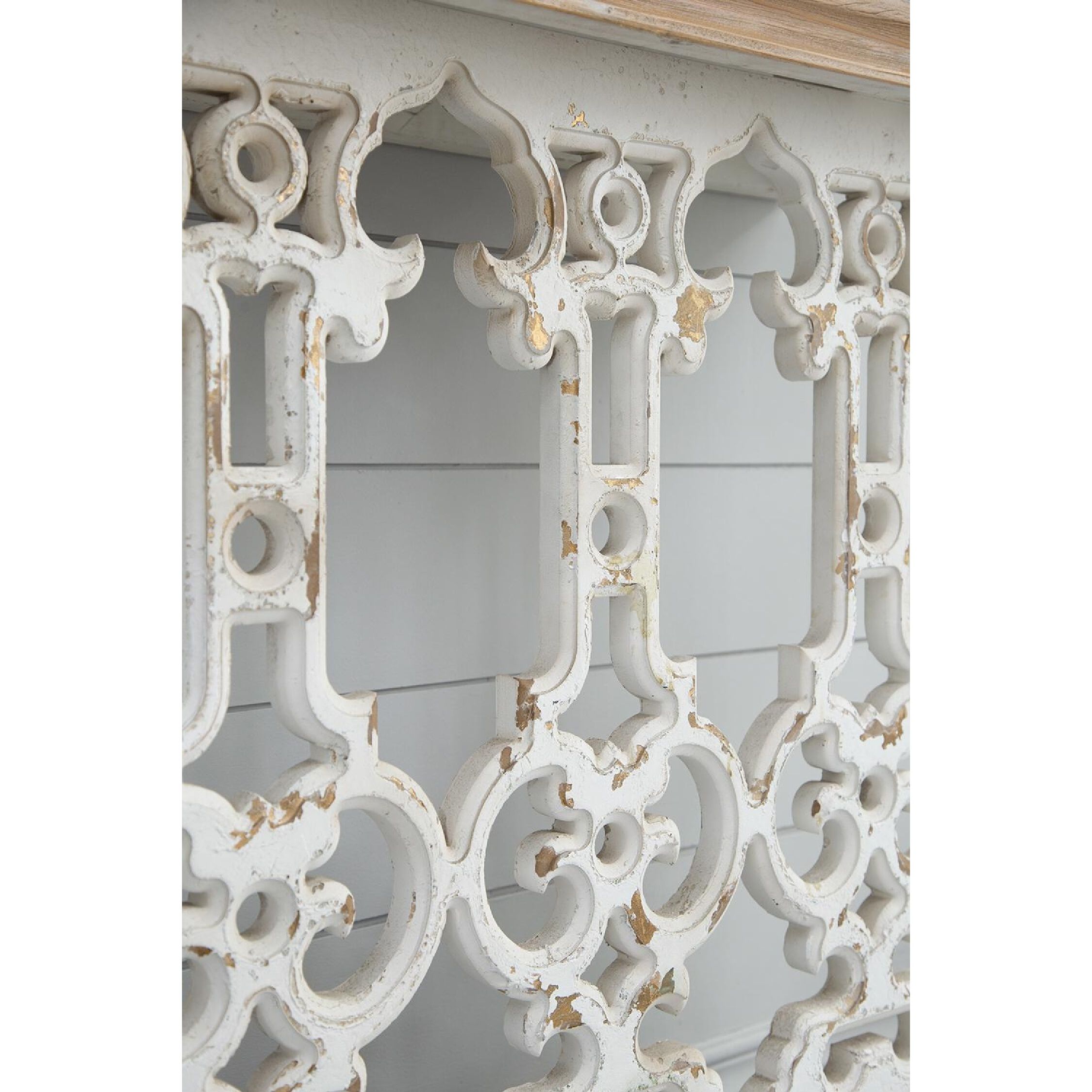 Classic 31.9 X 11.8 inch Natural/White Console Table