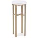 Lombard 22.5 X 9.25 inch Gold Drink Table