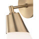 Cora 1 Light 5 inch Aged Brass Wall Sconce Wall Light