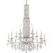 Siena 17 Light 40.5 inch Antique Silver Chandelier Ceiling Light in Heritage
