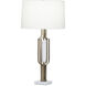 Homer 33 inch 150.00 watt White Table Lamp Portable Light